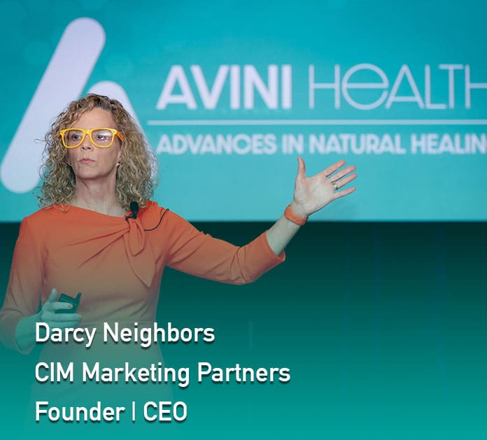 Darcy Neighbors CIM Marketing Partners at Avini Health Summit